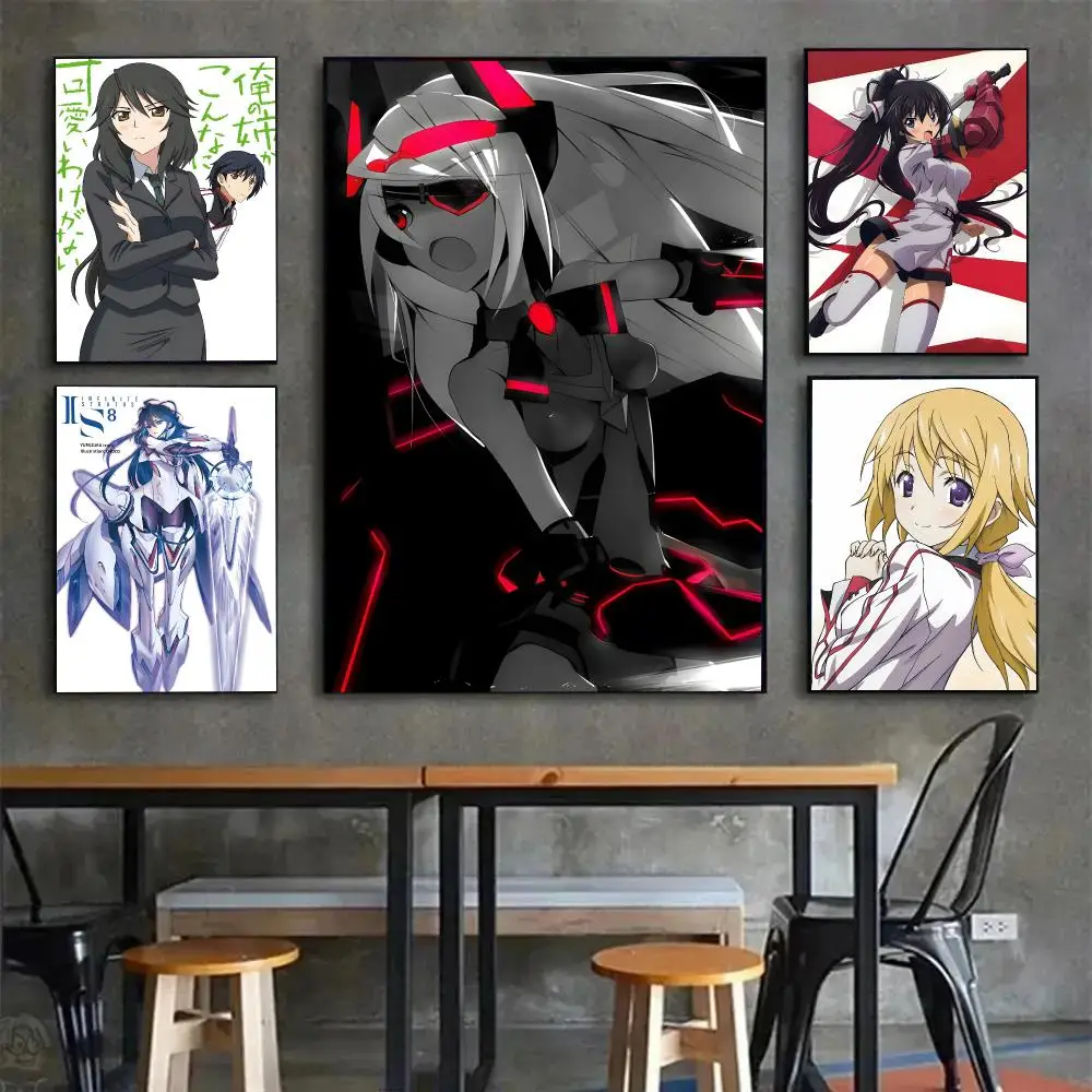 Anime Sci-Fi I-Infinite Stratos Poster Painting Wall Art Mural for Living Room Home Decor and Gifts