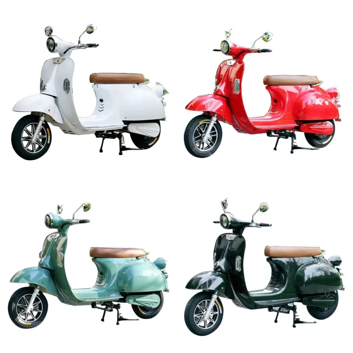 

Krono Wild Retro 60V 2000W 3000W Powerful Electric Scooter Italy Vintage Style Electric Motorcycle For Adult With EEC