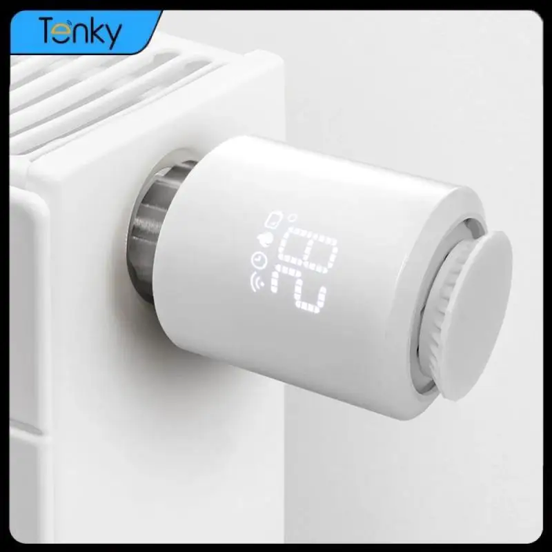 

Tuya Smart Radiator Actuator Thermostat, TRV Thermostatic Valve Temperature Remote Controller work with Alexa Home