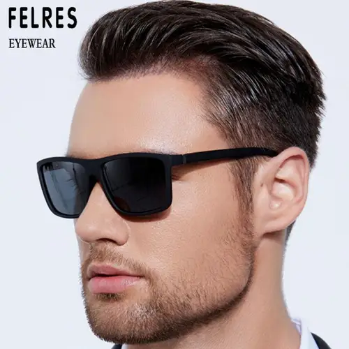 Imagen 2 del producto Gafas cuadradas para miopía para hombre y mujer, anteojos para miopía, para conducir, viajar, distancia, protección UV, gafas graduadas