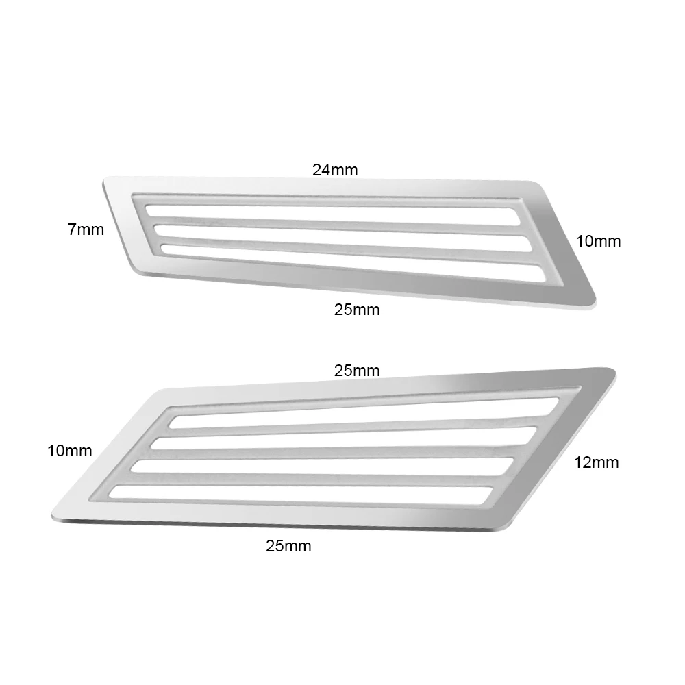 MIBIDAO copertura del motore in metallo piastra antiscivolo griglia di aspirazione laterale Mesh per 1/10 TRX6 RC Crawler parti di decorazione per auto