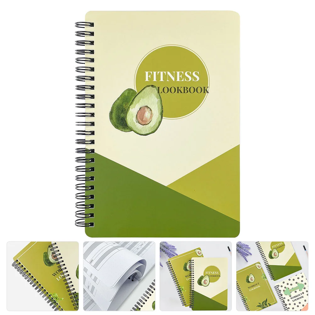 

Fitness Notebook A5 Journal Planner Workout Agenda Notepad The Male Planning Paper Schedule for Men Man