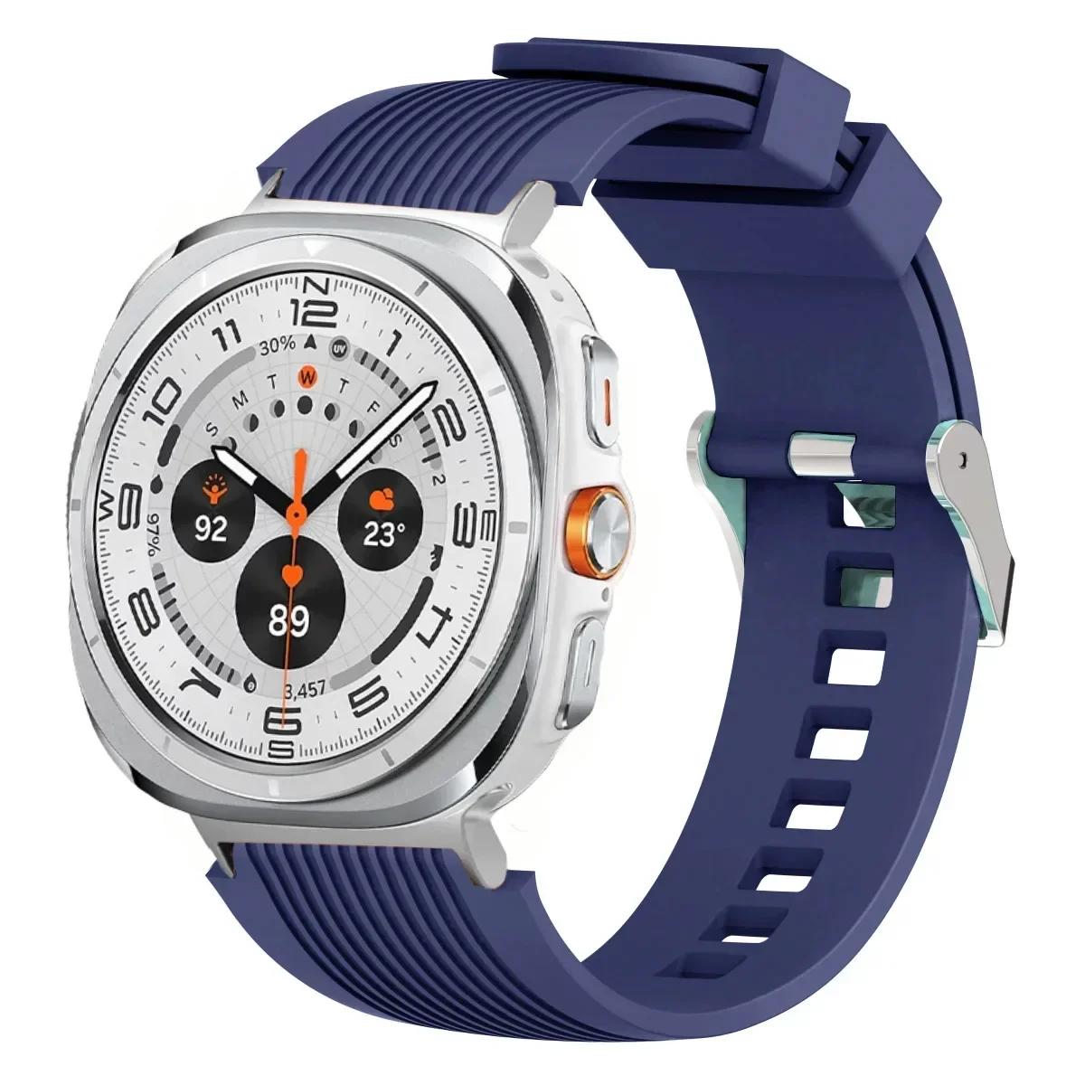 sports soft Silicone Strap For Samsung Galaxy Watch Ultra 2025 47mm breathable band For Samsung Watch 8 40mm 44mm 8 Classic 46mm