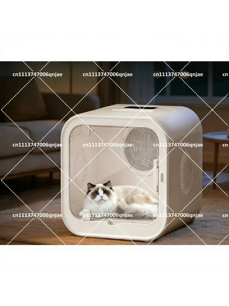 Pet Drying Box Large Capacity Low Noise Cat Dog Grooming Dryer For Home Bath Blow Dry