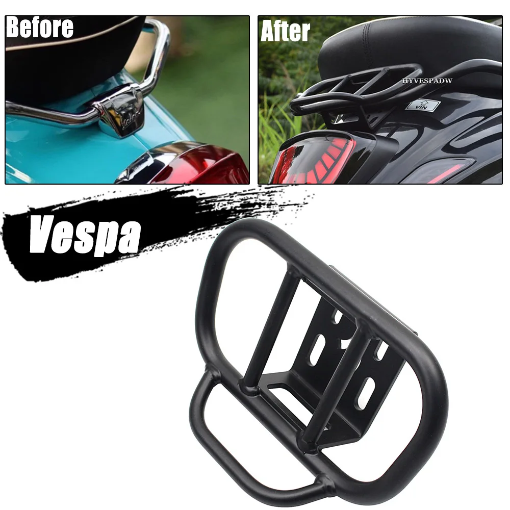 

Motorcycle Rear Luggage Rack Sports Luggage Rack Book Shelf Rack For VESPA GTS300 GTV LX Primavera Sprint 125 150 250 300 300ie