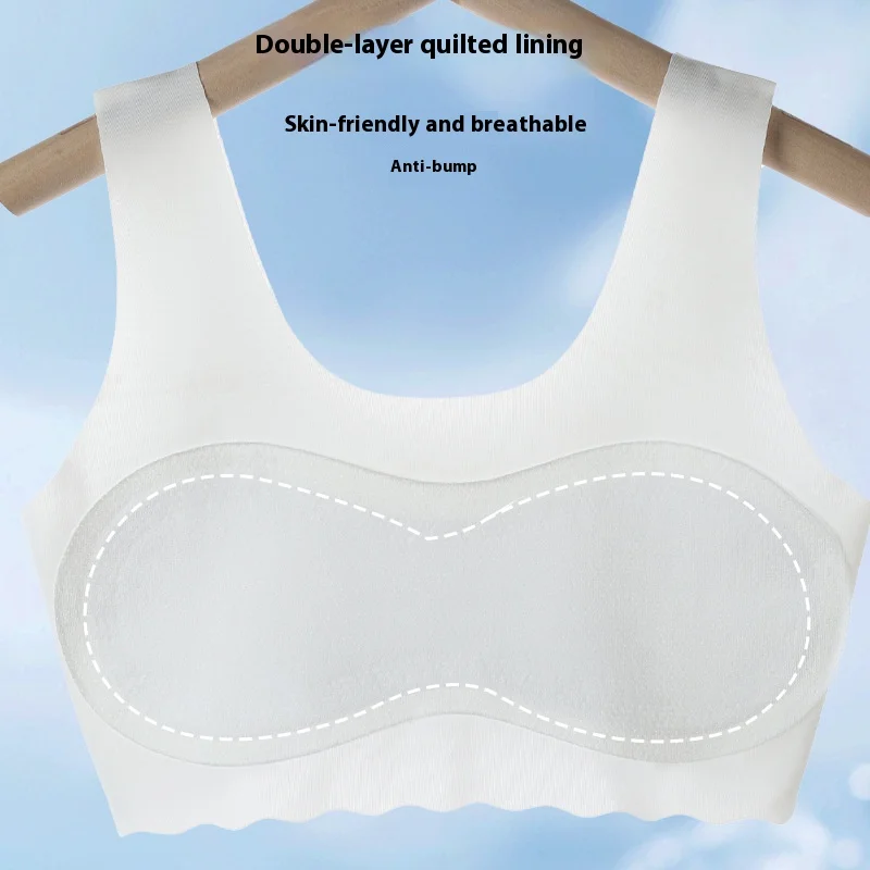 Children's Underwear Student Developmental Period Elementary School Girls Big Boy Undershirt Little Girl Girl Bra Summer Thin
