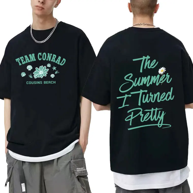 

The Summer I Turned Pretty Team Conrad Cousins Beach T Shirt Men Women Casual Cotton Vintage T Shirts Unisex Oversized T-shirts