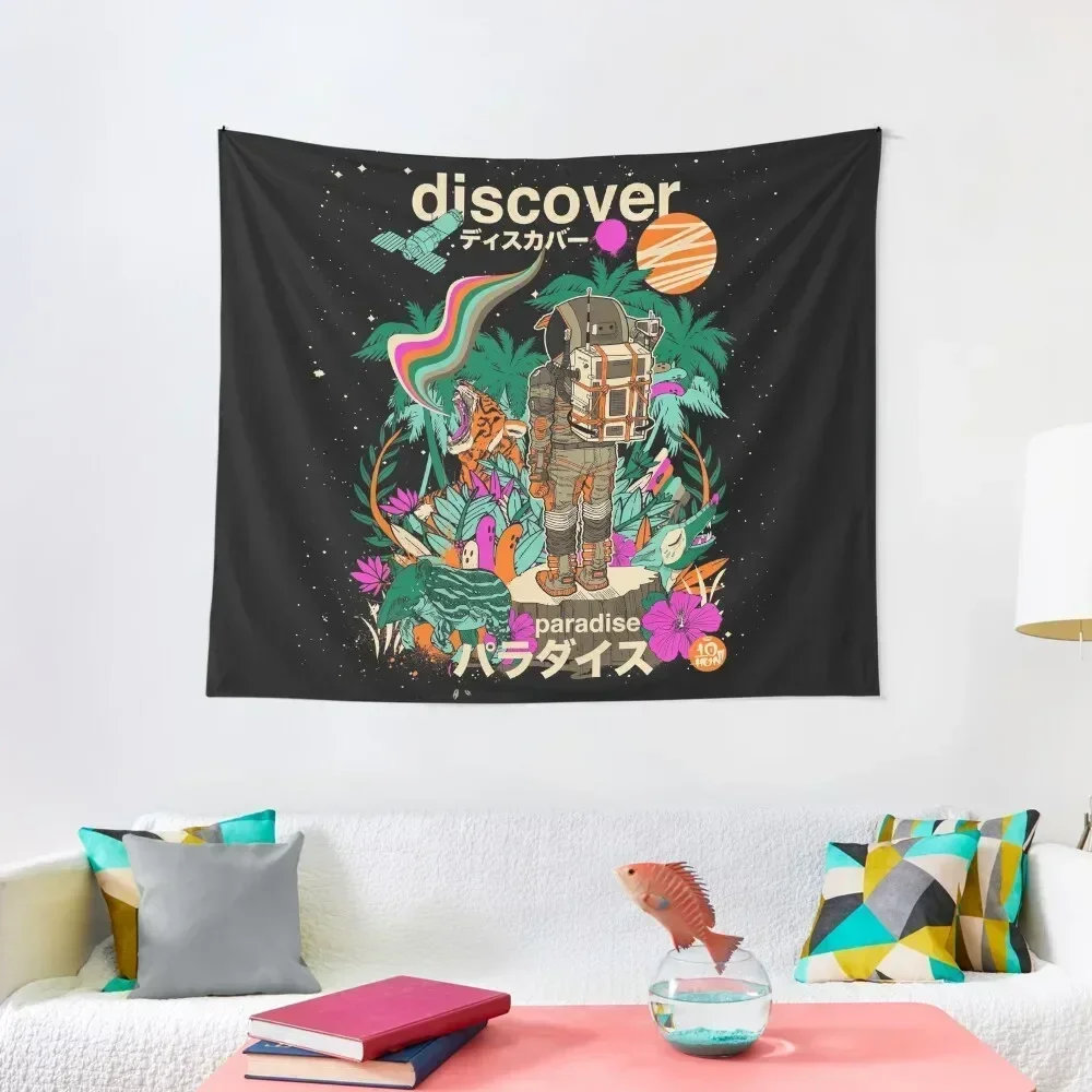 Discover Paradise Tapestry On The Wall Wall Decor Decoration For Rooms Room Ornaments Tapestry