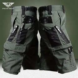 Pantalones cortos tácticos militares para hombre, pantalones cortos de carga resistentes al desgaste, múltiples bolsillos, pantalones de trabajo al aire libre impermeables de combate del Ejército, Verano