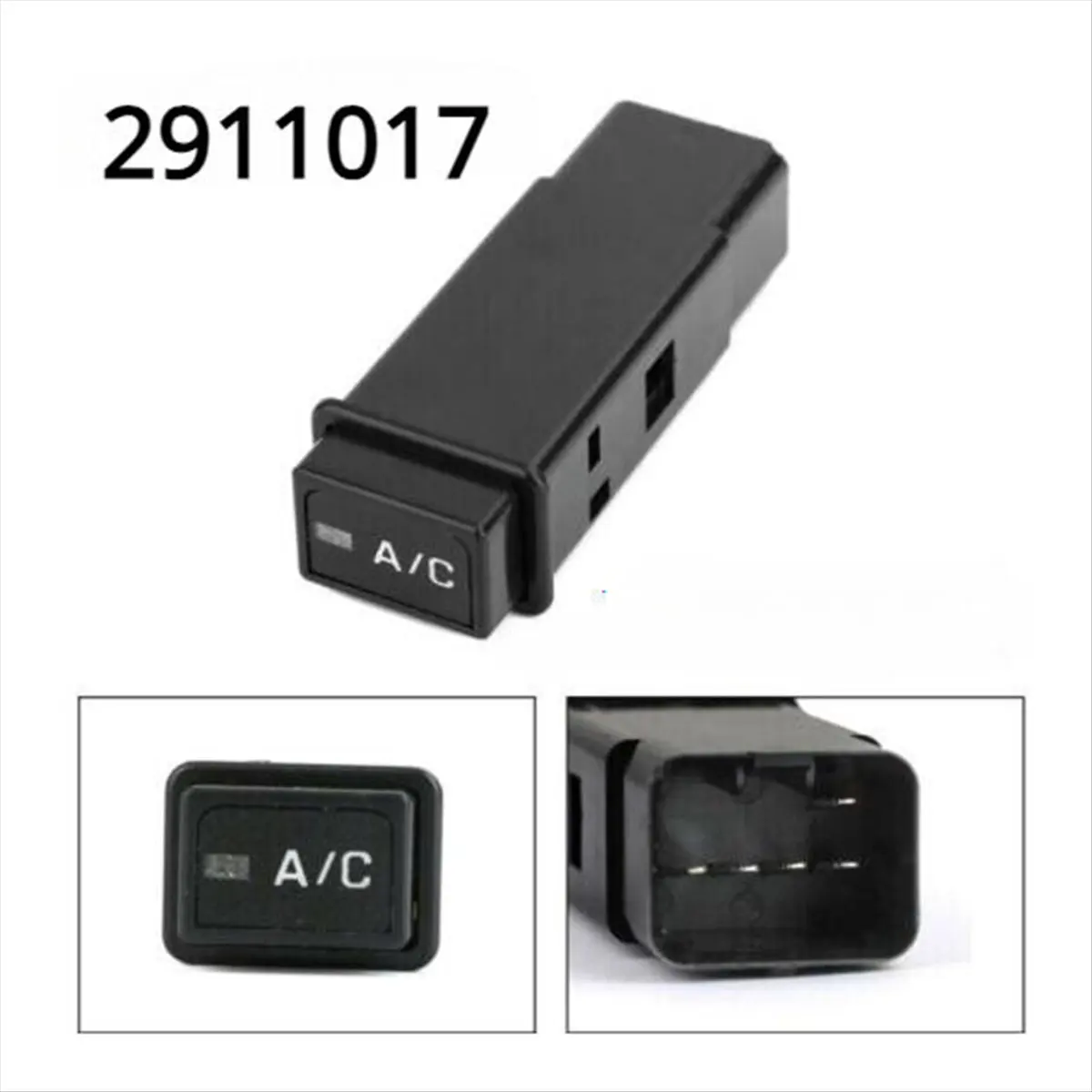 #80G (black)Air Conditioning Switch Button 2911017 84660-0B010 5PINS for Toyota B,Automotive Parts & Accessories