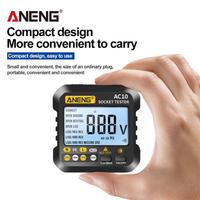 ANENG AC10 Socket Tester Plug Detector Zero Line Plug Polarity Phase Check Phase Detector US Plug Multimeter Digital Tester