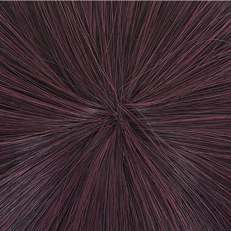 Perruque de Cosplay synthétique violette pour hommes et femmes, perruque de tronçonneuse Reze, résistante à la chaleur, accessoire de fête d'halloween