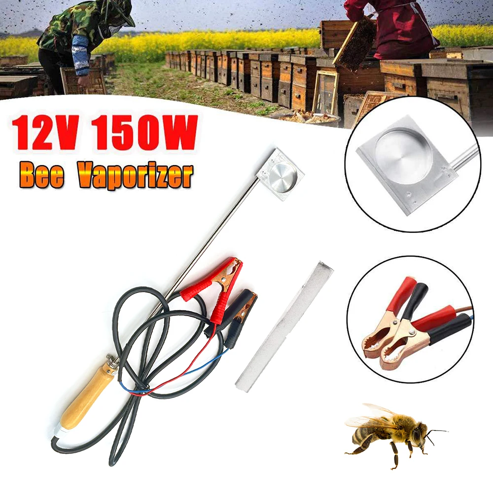 Bee Vaporizer Evaporato Treatment Hive Tools Oxalic Acid Varroa Mite Treatment Heating Evaporator Beekeeping Sterilization Tool