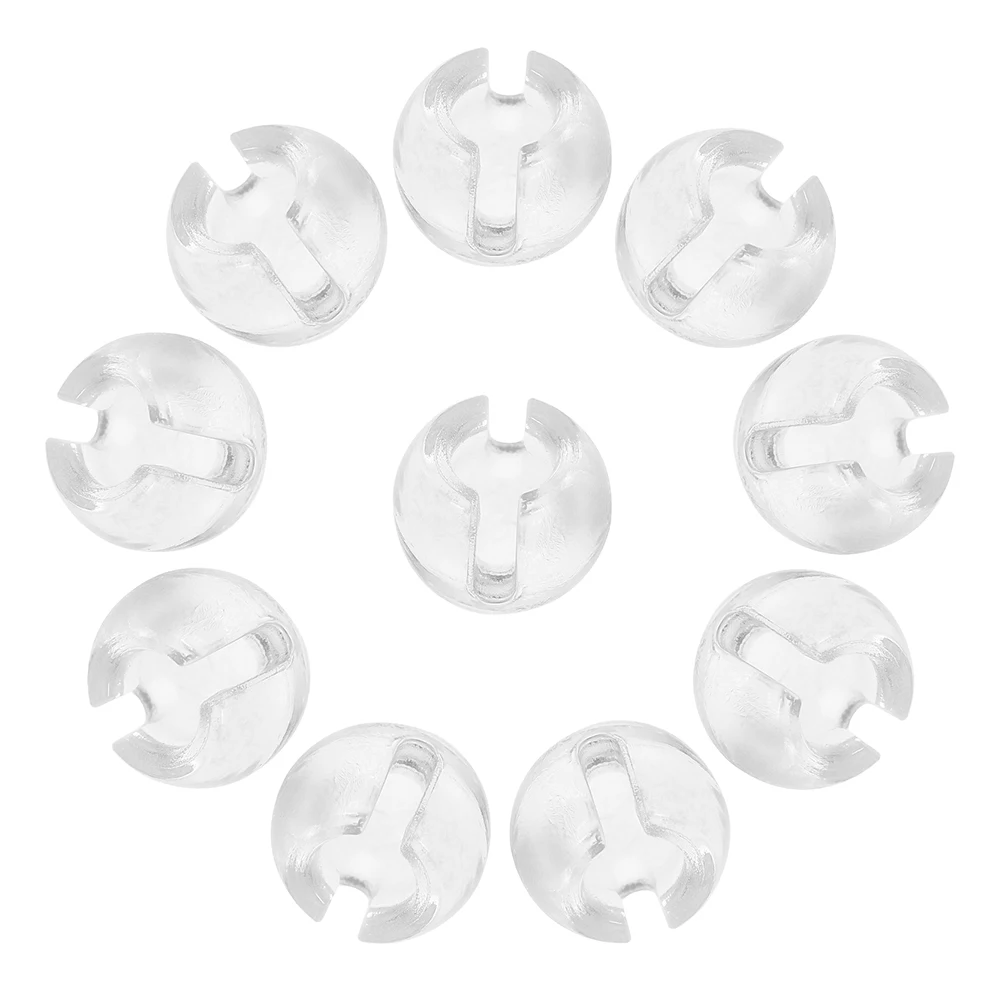 

30 pcs Beaded Chain Stops Vertical Curtain Blind Ball Stopper Limit Buckle Replacement Pom Material For Window Shades