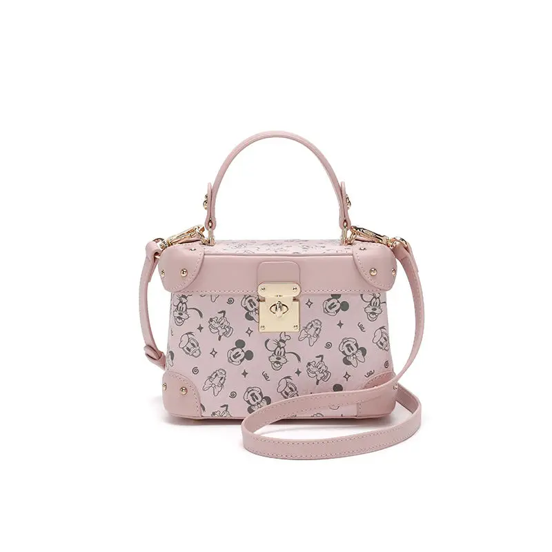 

Disney Mickey Mouse Box Bag Crossbody Shoulder Handbag Fashion Print Tote for Women