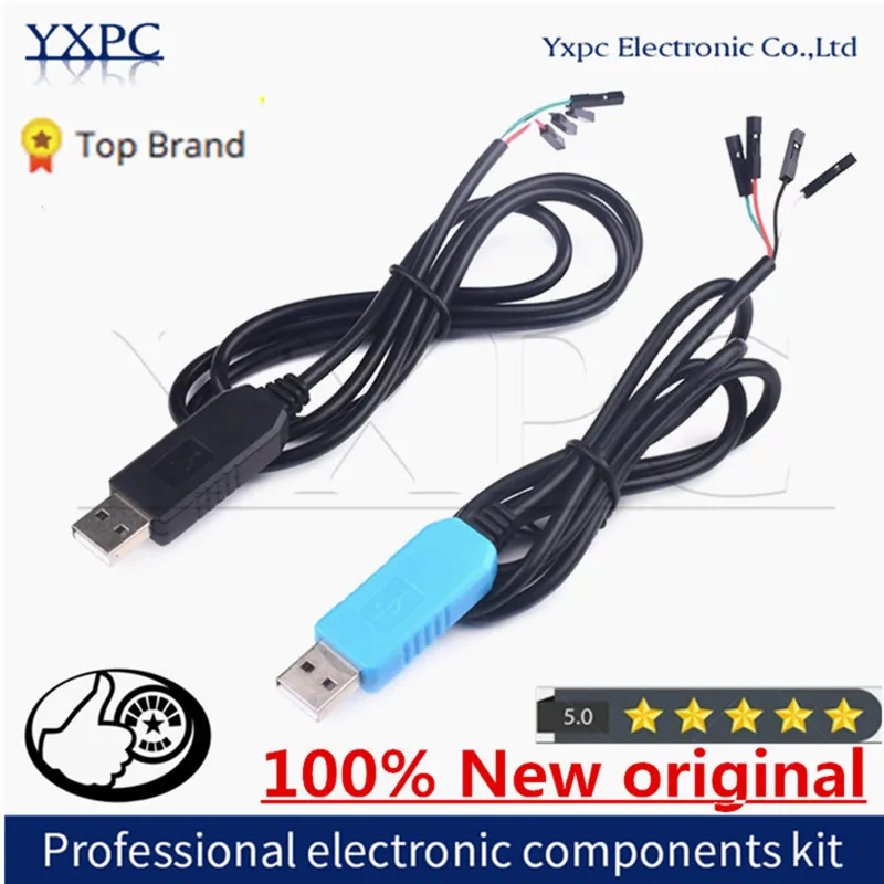 PL2303HX PL2303TA модуль адаптера преобразователя TTL USB в RS232 с пыленепроницаемой крышкой для Arduino