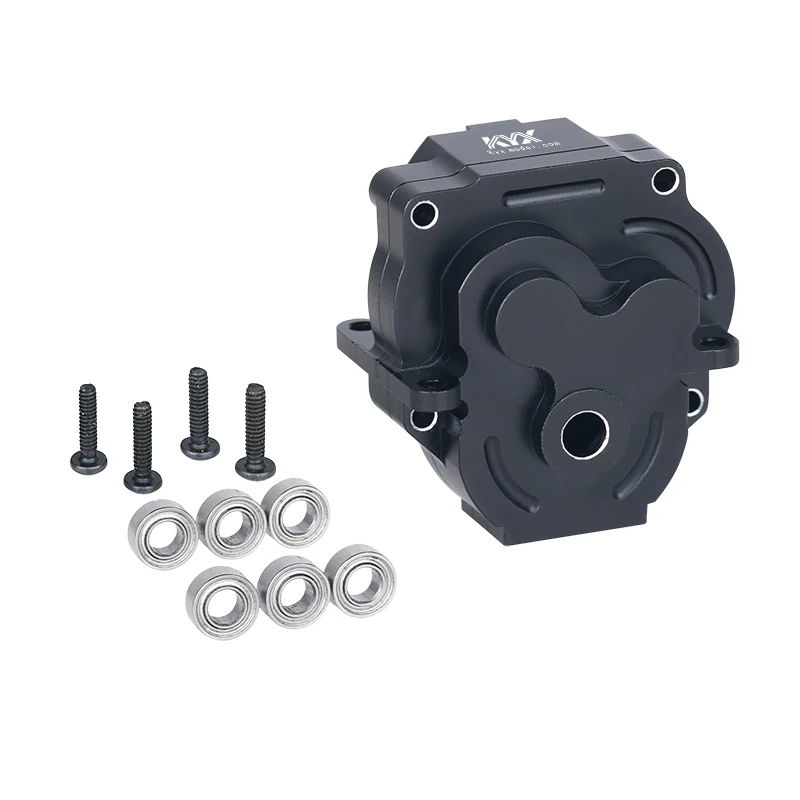 KYX Racing CNC Aluminum Gearbox Transmission Case Upgrades Parts Accessories for 1/18 RC Crawler Car Traxxas TRX4M