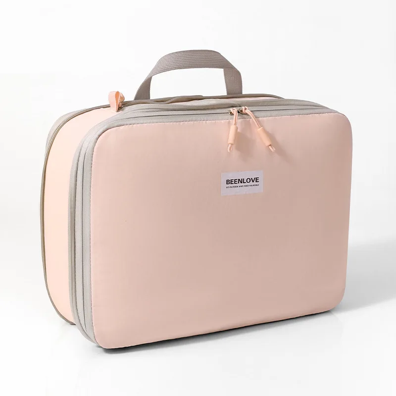 Fashion Simple Compression Storage Bags For Business Travel Portable Clothes Bunderwears Shoes Small Stoages Travel Hand Bag
