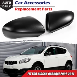 Rhyming Rearview Mirror Cover Black Wing Side Mirror Caps Trims Car Exterior Refit Accessories Fit For Nissan Qashqai 2007-2014