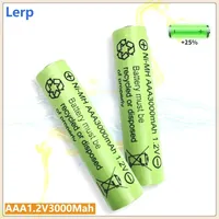 Powerful AAA 1.2V 3000mAh 3A Rechargeable Ni - MH Battery for MP3 Players, Toys, Remote Controls and Calculators
