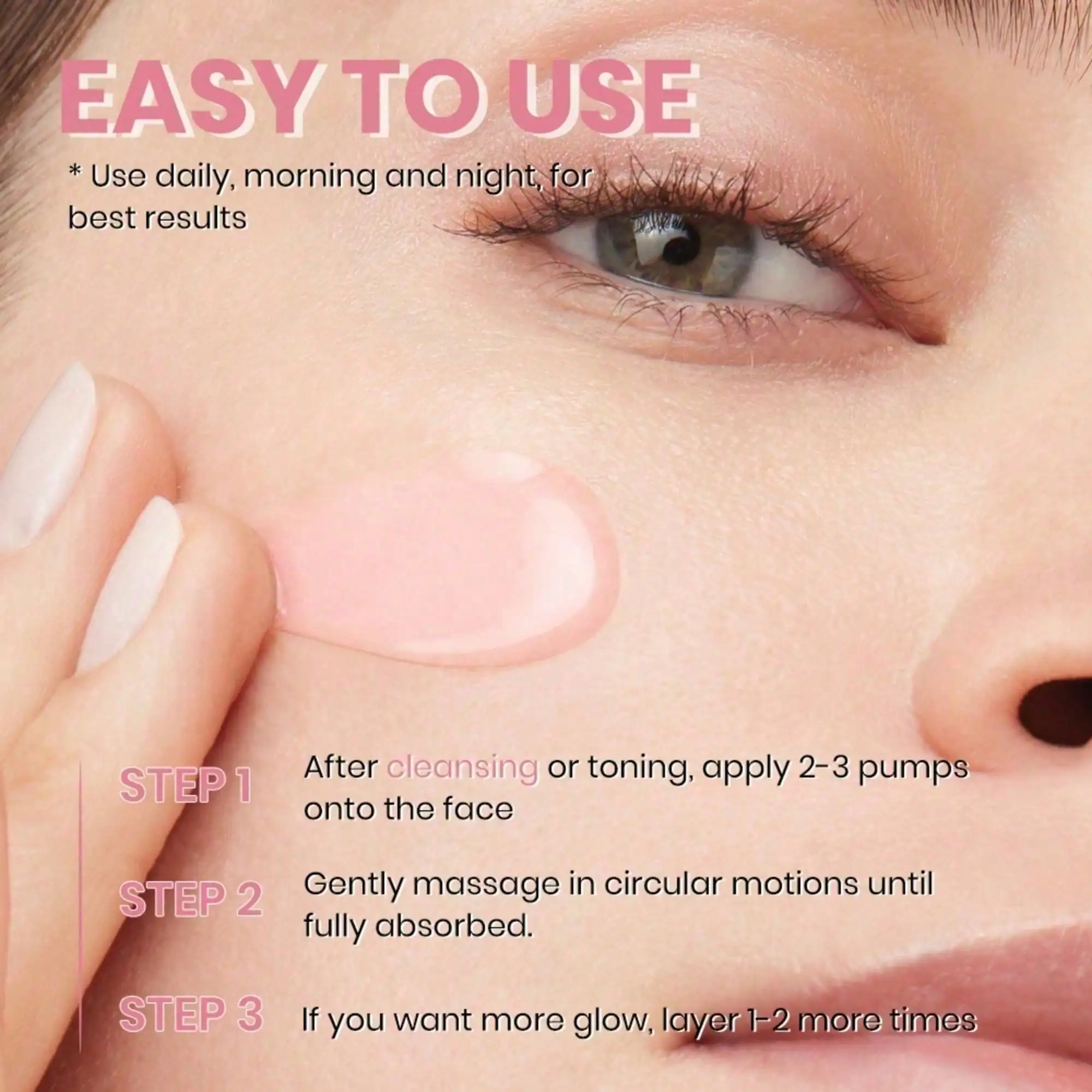 Pore Perfecting Collagen Peptide Serum, Plumping & Firming Serum For Radiance, Pore Care, Makeup Prep Serum For All Skin Types, Mother's Day Gift