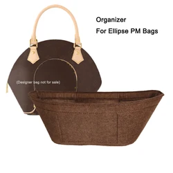 For Ellipse PM Bags Felt Organizer Insert Handbag&Tote Purse Inner Pouch Moon Bag Base Shaper