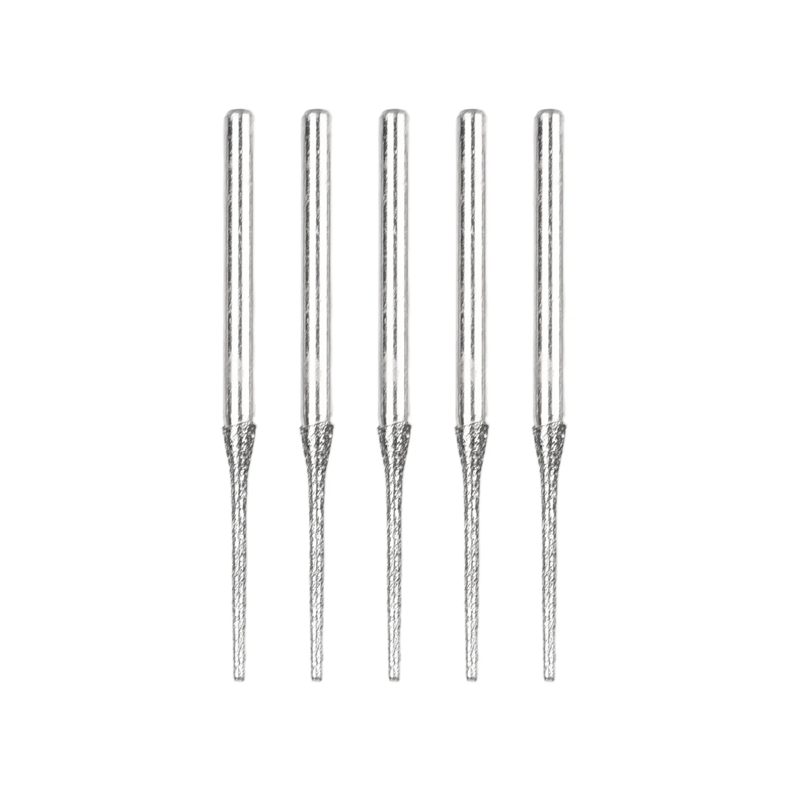 

5pcs 0.8/1/1.2/1.5/1.8/2/2.5mm Diamond Coated Drill Bits With 2.35mm Shank Glass Jade Amber Jewelry Glass Diamond Drill Bit