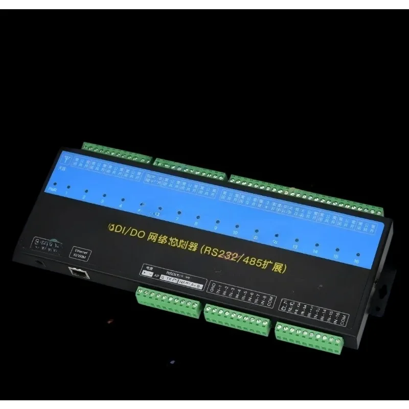 Network Relay Control Module Switching Value Acquisition I / O Control Card Remote IP 485