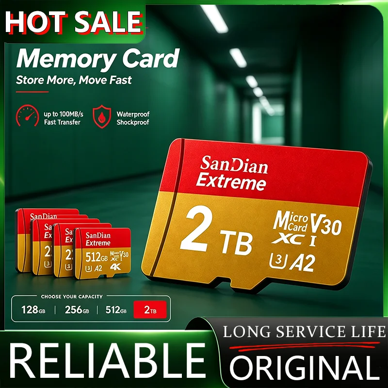 Class10 1TB 512GB 256GB 128GB Mini Micro TF/SD Memory Card for Camera Phone 2026 HOT SALE