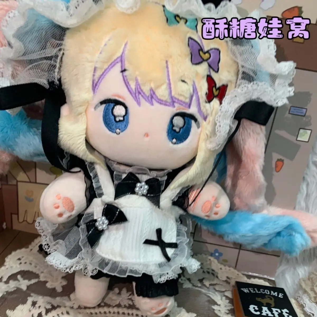 ตุ๊กตาเด็กสาวน่ารัก20ซม. ตุ๊กตาตัวการ์ตูนน่ารักของขวัญวันเกิด