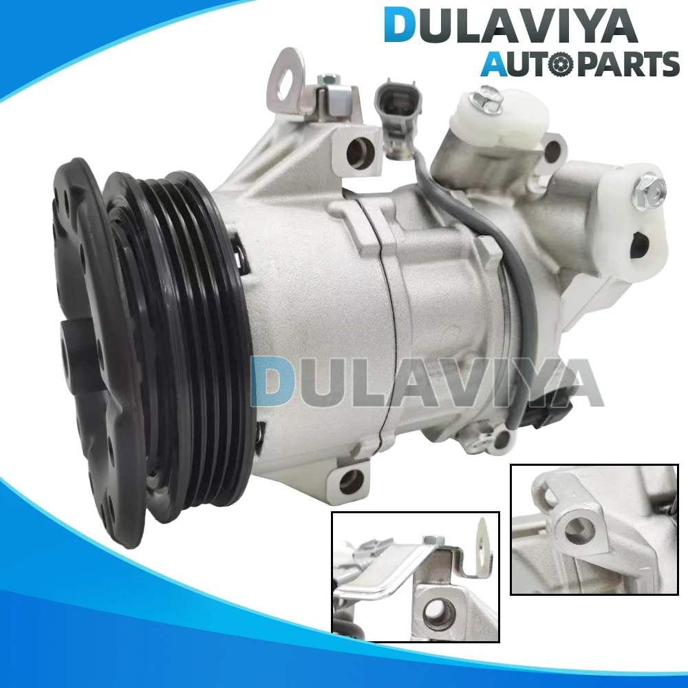 NEW 5SER09C AC COMPRESSOR FOR TOYOTA COROLLA FIELDER YARIS AURIS 1.4D 883101A630 88310-1A630 447260-2332 4472602332 4PK