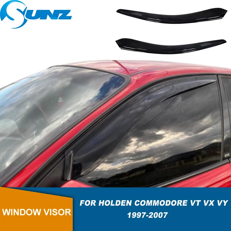 2PCS Weather Shield Visor Weathershields For Holden Commodore VT VY VX VZ 1997 1998 1999 2000 2001 2002 2003 2004 2005 2006 2007