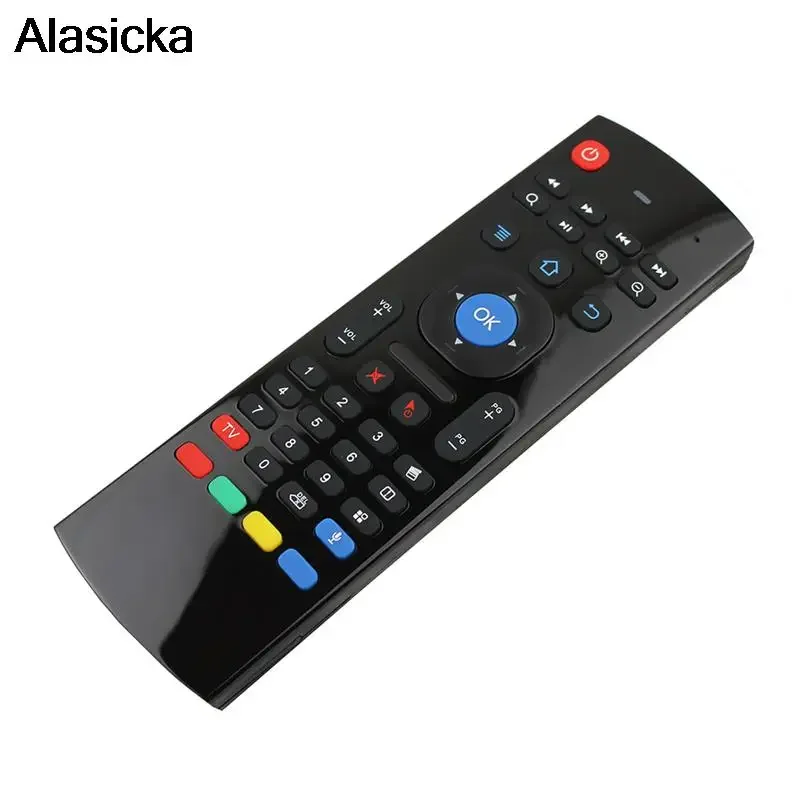 Latest 2.4G MX3 Air Mouse Smart Voice Remote Control RF Wireless Keyboard IR Learning Fly Mouse MX3 for Full HD H.265 Android