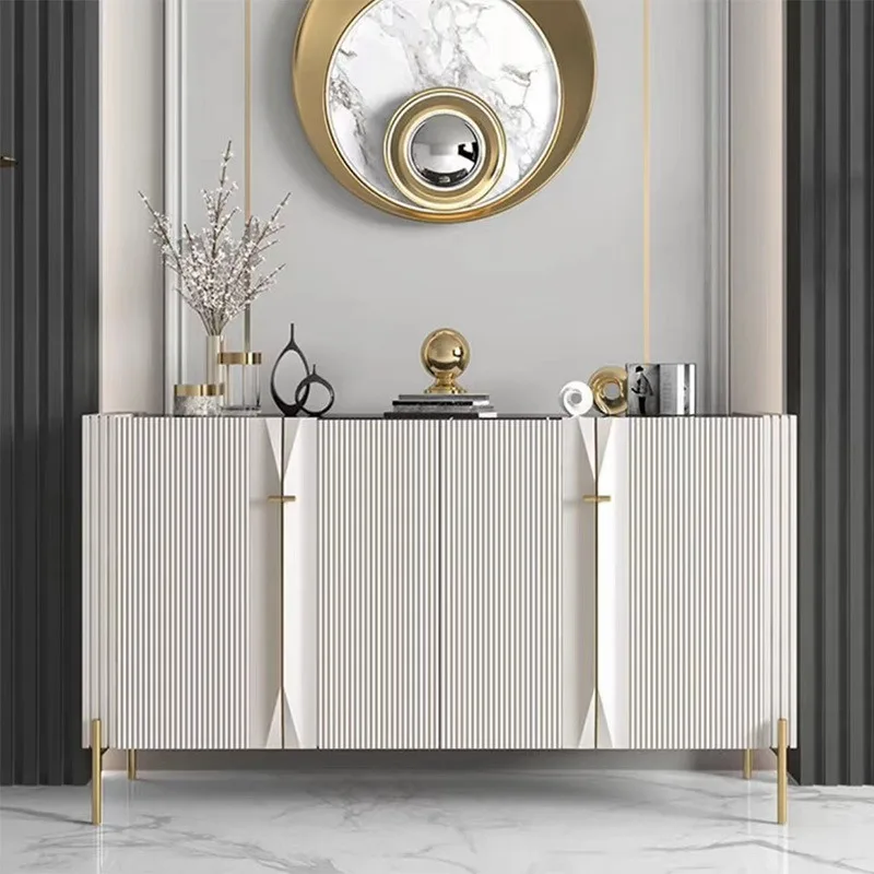 door-to-door shoe cabinet, modern simple multi-functional decorative wall locker, rock slab dining side cabinet