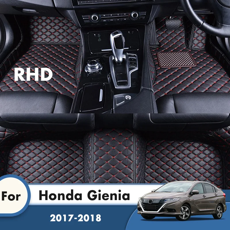 

Автомобильные коврики RHD на заказ для Honda Gania 2018 2017, автостайлинг, аксессуары для интерьера, ковры, водонепроницаемые декоративные подушечки для ног