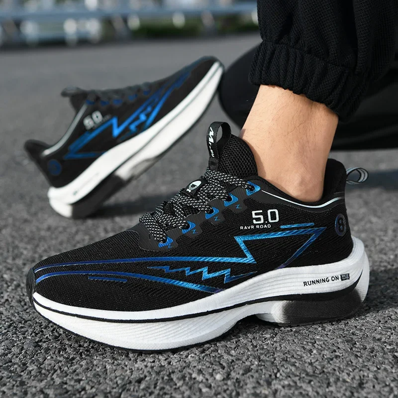 men sport shoes professional cushioned carbon plate running shoes breathable lace up casual sneakers marathon athletic footwear men sport shoes professional cushioned carbon plate running shoes breathable lace up casual sneakers marathon athletic footwear