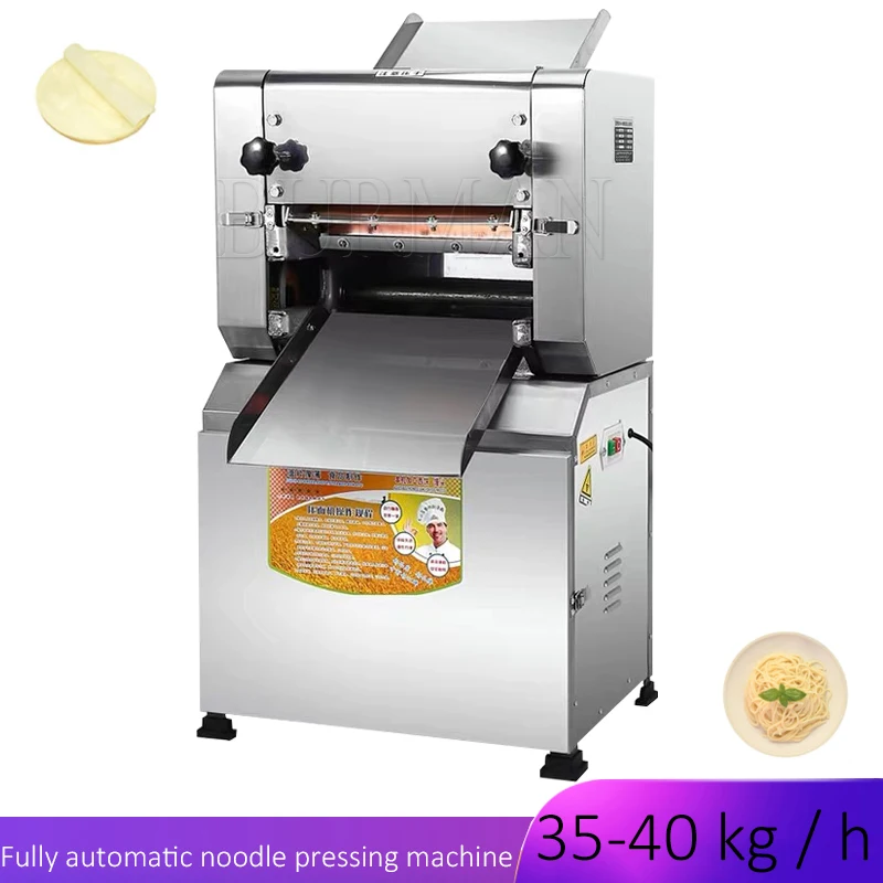 

Commercial Automatic Vertical Roll Surface Machine Electric Dough Kneading Pressure Noodle Maker 1500W Press Flour Machine