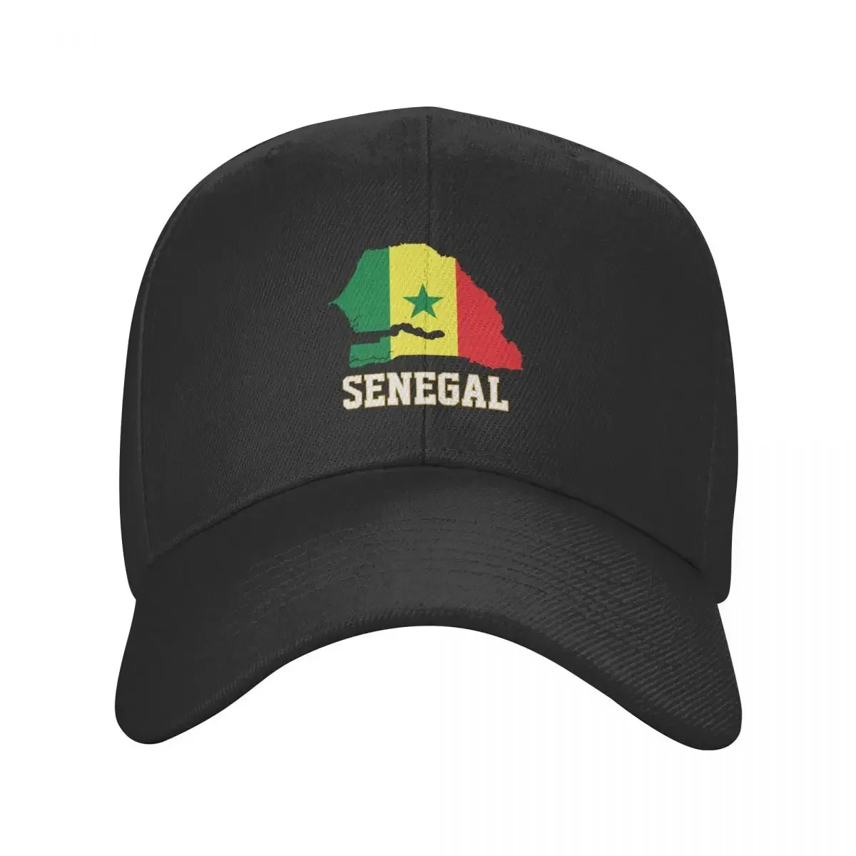 Fashion Senegal Map Flag Baseball Cap Women Men Personalized Adjustable Adult Senegalese Proud Dad Hat Spring Snapback Caps