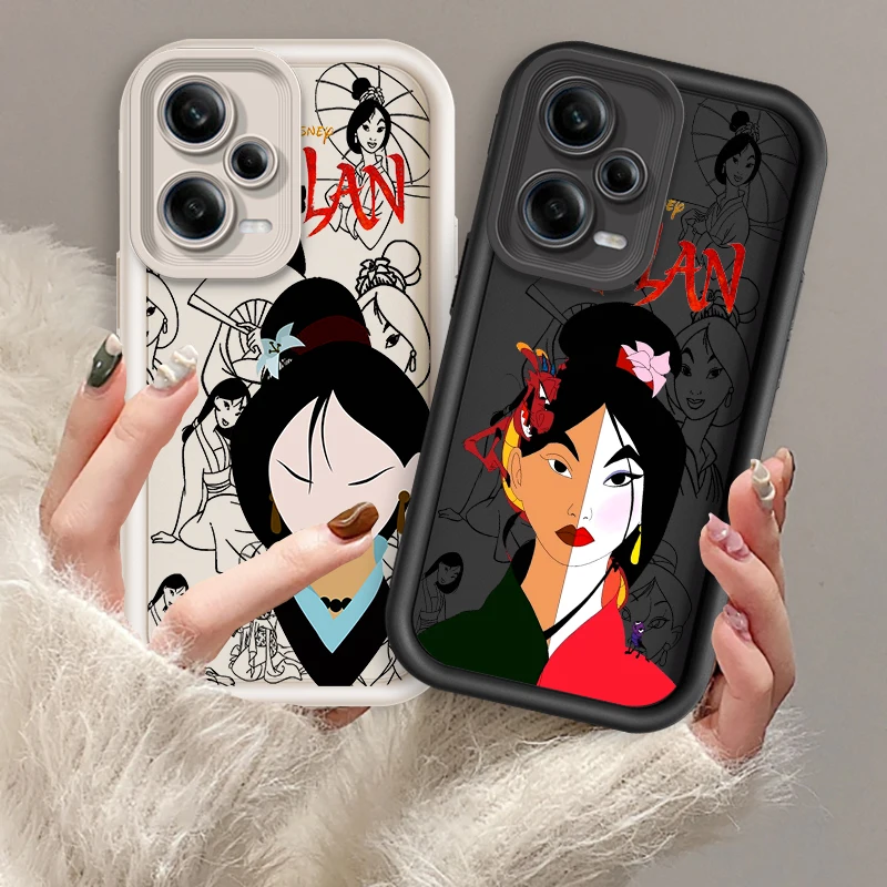 Cool Mulan Movie Art Eye Ladder For Xiaomi Redmi Note 13 12 12C 11 11S 10 10C 10A 9C 9A Pro 5G Funda Phone Case