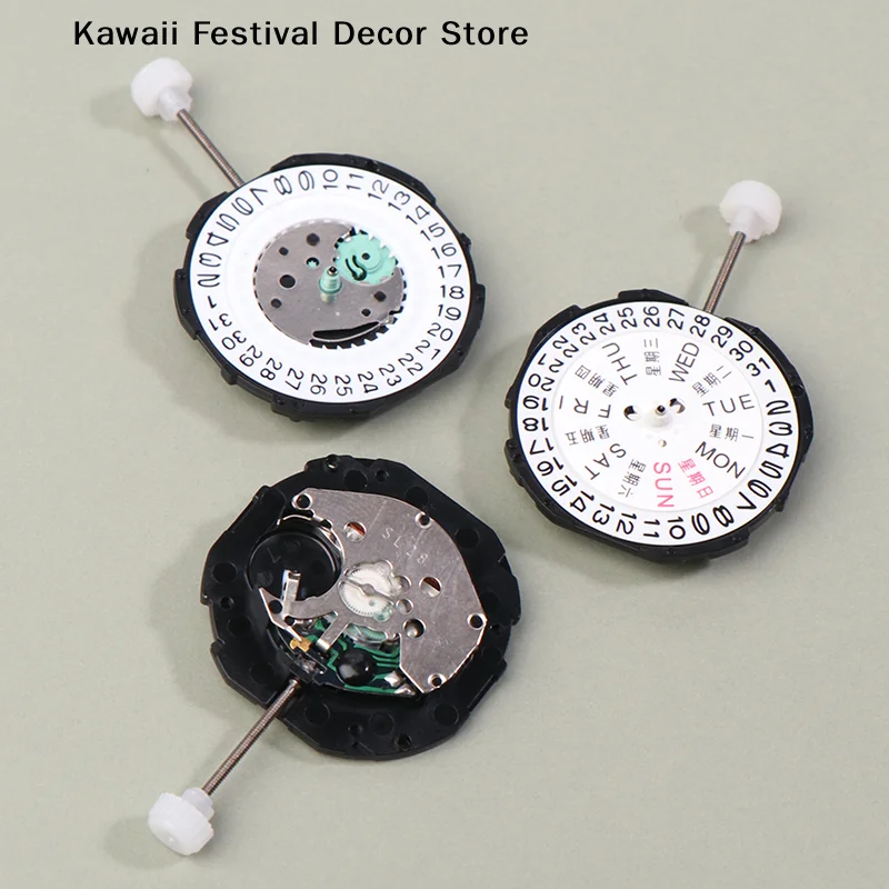 【K】China Sunon Sl28 Sl28-6 Quartz Movement Replacement Three Hands Calendar Date A Cheap Alternative To 2115-20z Movement
