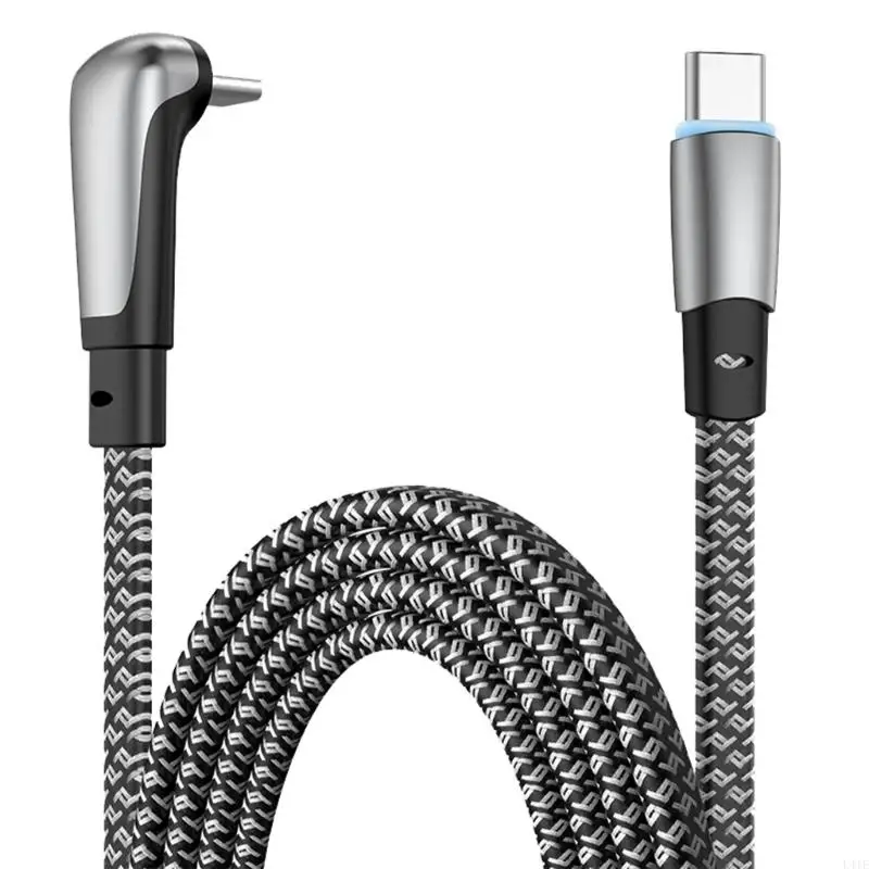 

L41E Right Angled USB C Cable Data Transfer Type C Extension Cord 50-200CM PD60W Fast