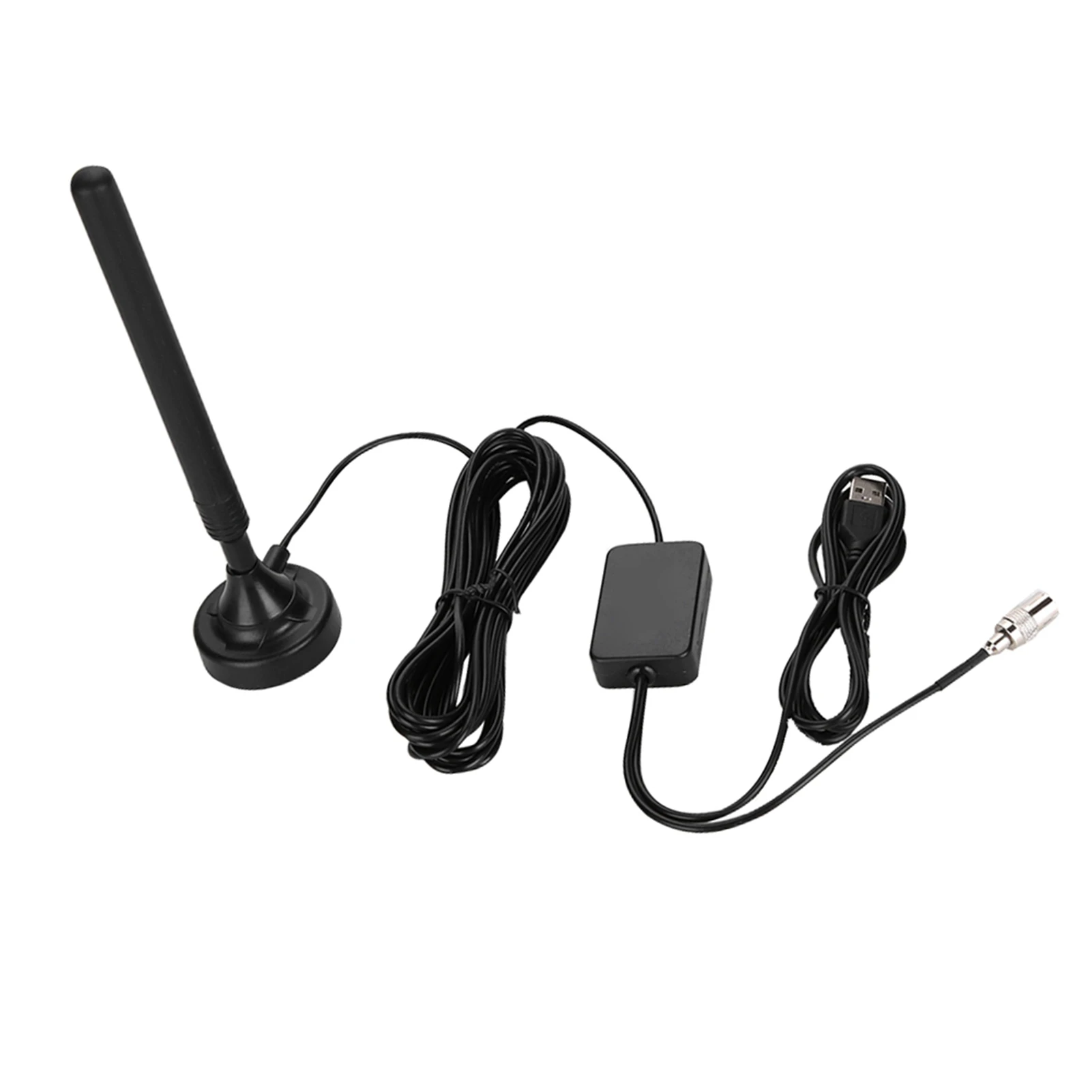 Household 25dB High Gain FM Radio Antenna High Sensitivity USB FM Antenna for Low Floor