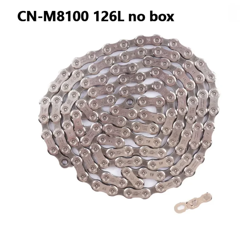 SHIMANO DEORE XT CN-M8100 HG 12-Gang 114L/118L/126L HYPERGLIDE+ Kette 12s Original Fahrradkette – Detail 7