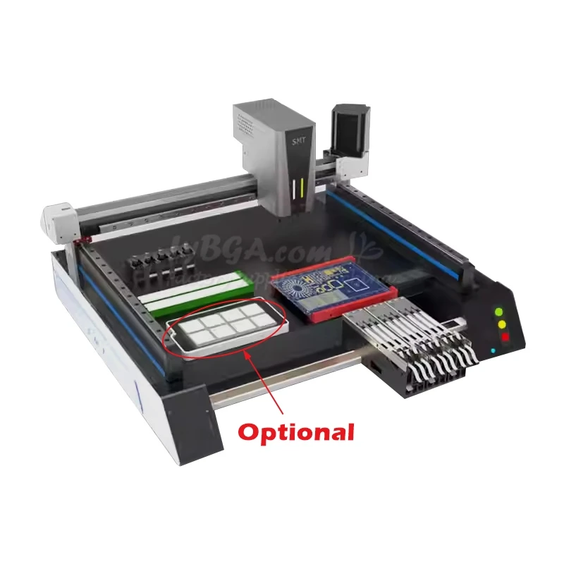 Single High-Speed Camera K1-PRO High Speed Desktop Mini Automatic SMT Pick And Place Machine Chip Mounter LED SMD Dual Heads Nozzles Welding For PCB Assembly Line Soldering station