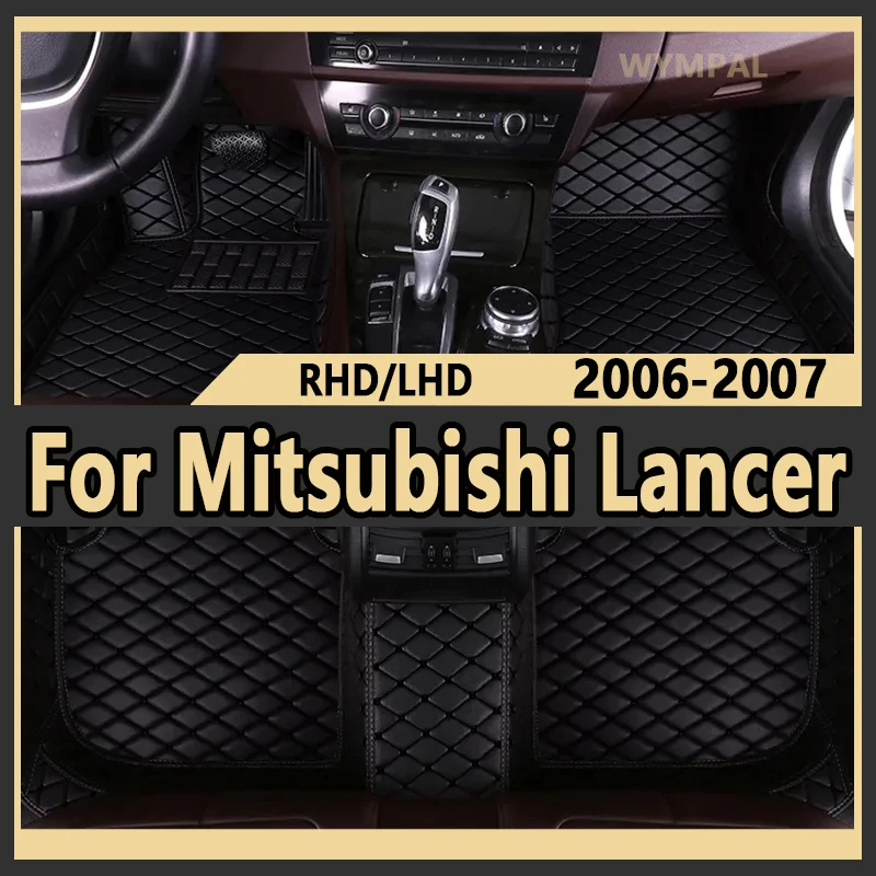 

Автомобильные коврики для Mitsubishi Lancer Evolution IX RS GSR 2006 ~ 2007, водонепроницаемый коврик, автомобильный напольный коврик, Alfombrillas Coche, автомобильные аксессуары