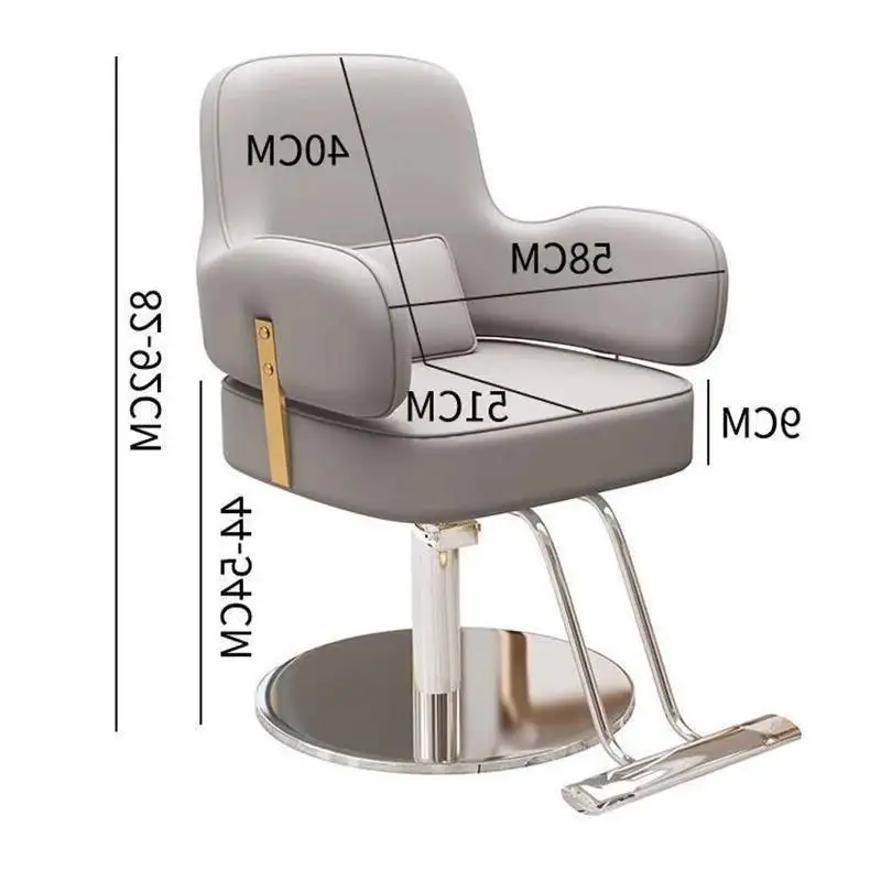 

Simple Exquisite Barber Chairs European Classic Luxury Premium Salon Chairs Modern Beauty Silla Para Lashista Salon Furniture
