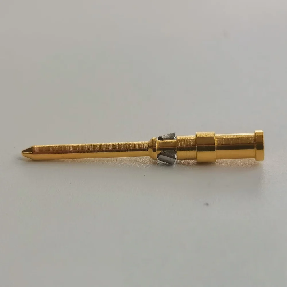 5Pcs/Lot Harting Heavy-Duty Power Connector Terminal Block 09150006125 0.75mm2 Male Pin Gold-Plated 10A