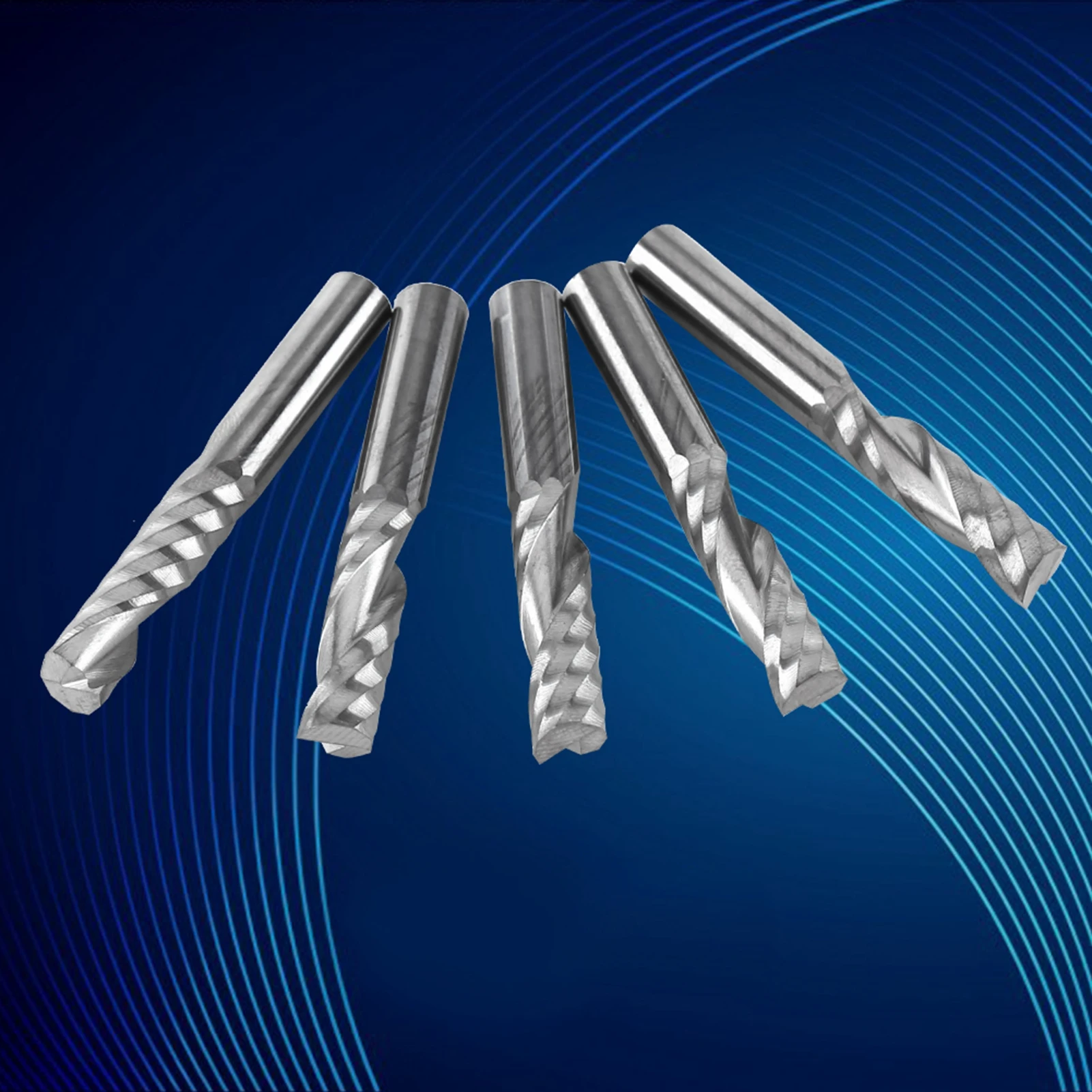

6mm Shank Tungsten Carbide Single Flute End Mills Spiral Cutters CNC Milling Bits Cutting Tool Milling Cutter Milling Bits