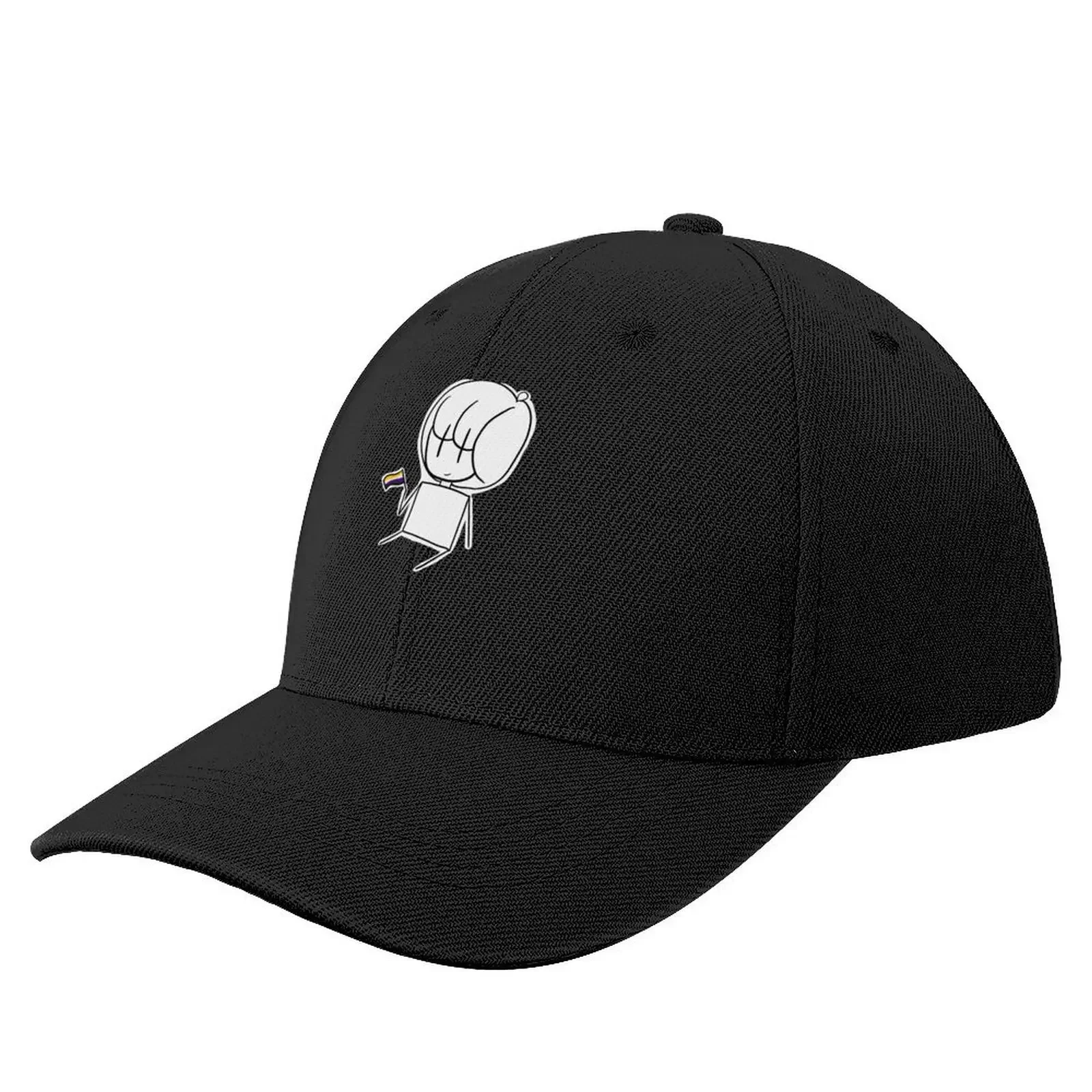 

Nonbinary Pride Flag Baseball Cap Wild Ball Hat |-F-| Golf For Women Men's