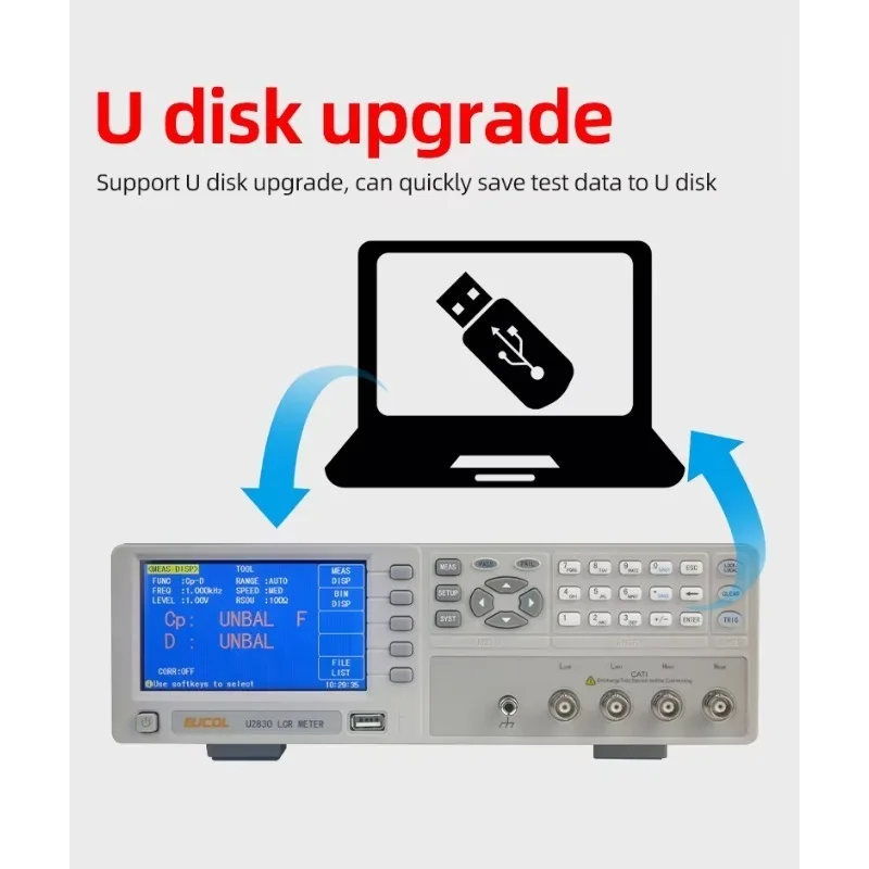 U2830 LCR Digital Bridge 10khz Digital Bridge Resistance Capacitance Inductance Tester